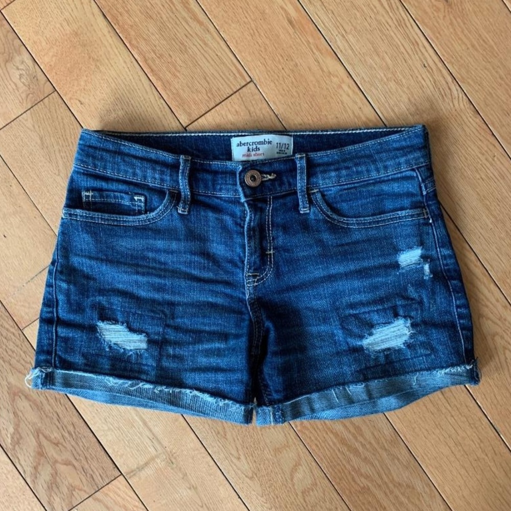 🎉Host Pick🎉 abercrombie kids | Denim Midi Shorts